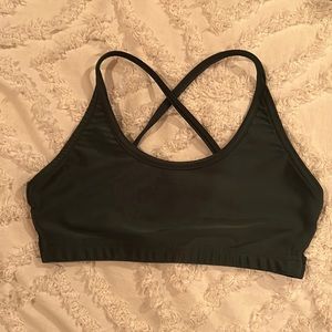 Olive Green Sport Bra